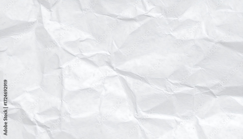 Obraz premium Wrinkled white paper texture