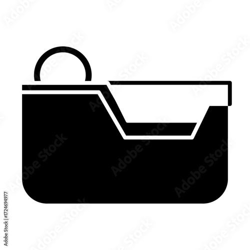tape dispenser glyph icon