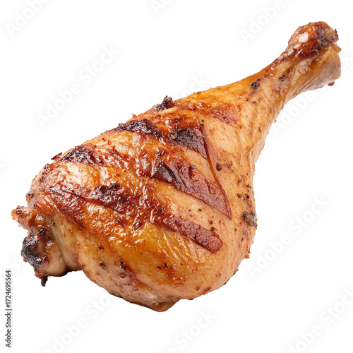 grilled chicken isolated on transparent background