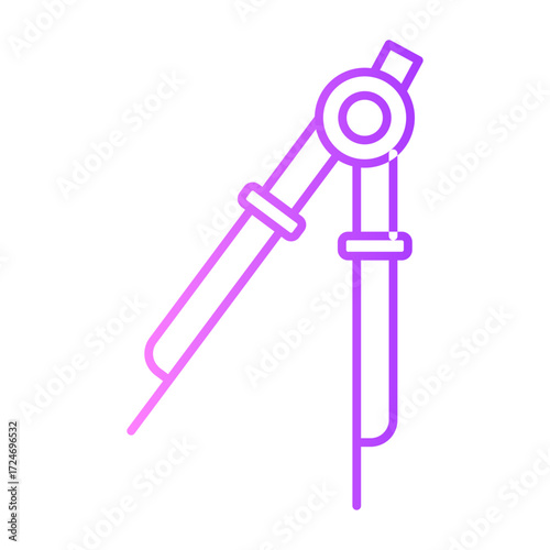 compass gradient icon