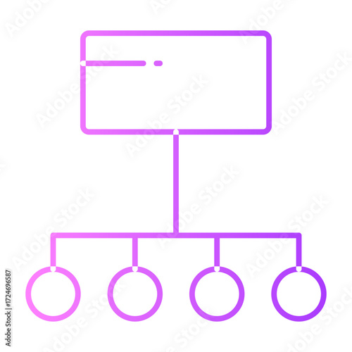 meeting room gradient icon