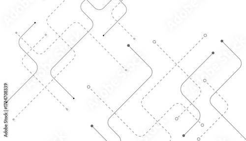 Abstract background with technology circuit board texture. Modern electronic motherboard texture. Creative idea for internet technology. Tech concept for header, web banner, website, presentation.