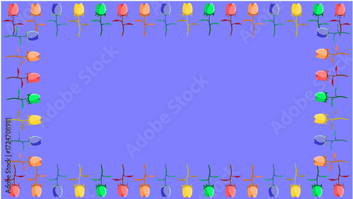Floral Border Card Design | Greeting Card, 
