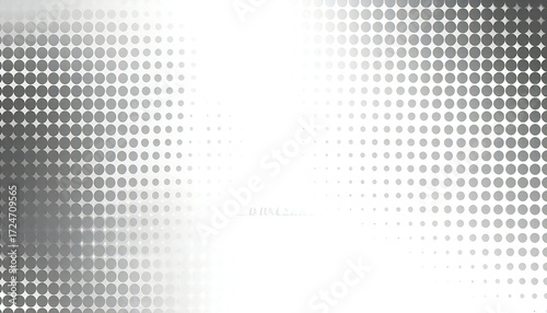 Wallpaper Mural 灰色のドットのハーフトーングラデーションデジタル。ドットパターン。Gray dot halftone gradient digital.Dot pattern. Torontodigital.ca