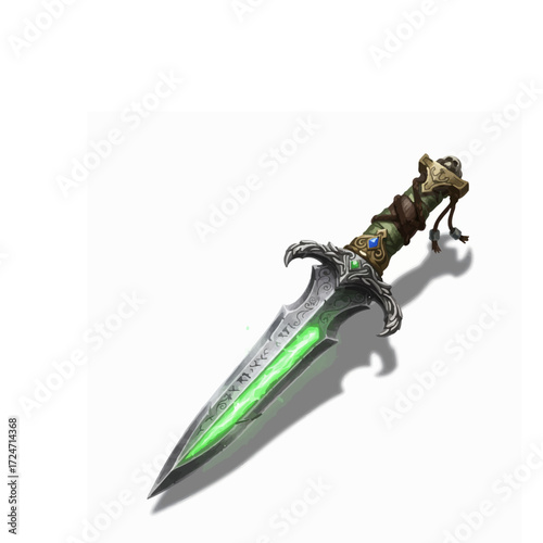Elven Floral Dagger