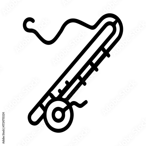 Vintage Fishing Rod Icon
