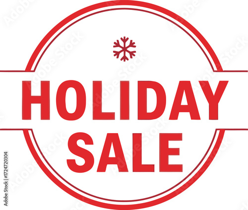 Festive holiday sale discount offer graphic design for promotions vector