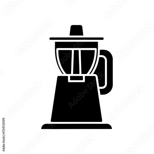 juicer machine icon isolated on white