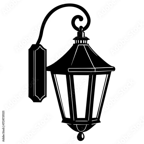 vintage street lantern