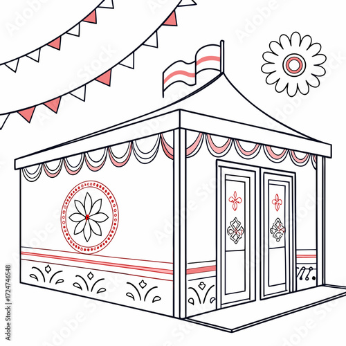 circus tent sign