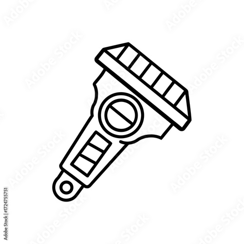 etalon tuner icon isolated on white