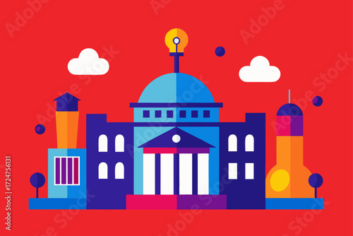 taj mahal vector