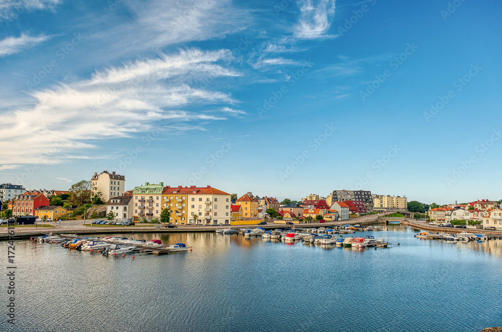 Obraz premium Karlskrona is a city located in the Blekinge Plan, Sweden, in the Blekinge archipelago.