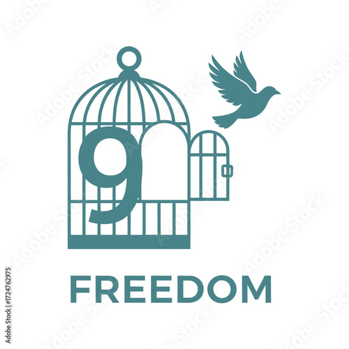 World Freedom Day, 9 November, Vector Design, T-Shirt Design