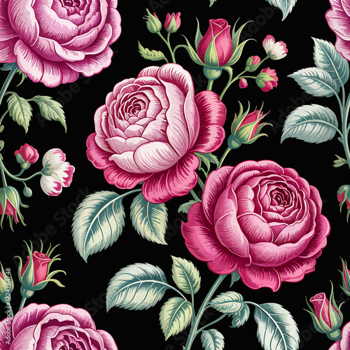 Detailed botanical illustration of a delicate floral specimen