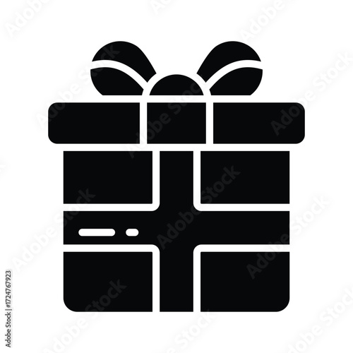 Creatively crafted gift box icon in flat style, presents, shopping discounts, and festive offers