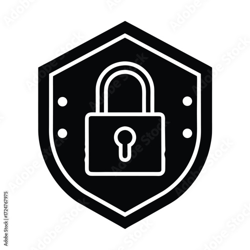 lock icon vector illustration