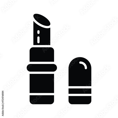 Lipstick icon representing cosmetics, fashion, and beauty shopping items