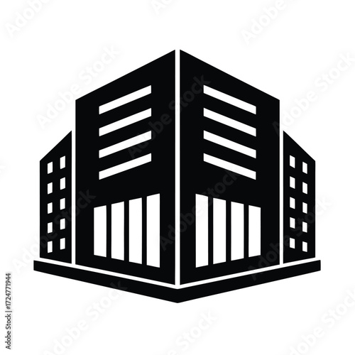 3d render of a building
