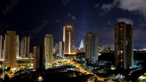 Wallpaper Mural A breathtaking and stunning cityscape showcasing the magnificent skyline as it transitions gracefully from day to night Torontodigital.ca