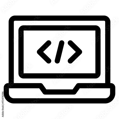 Programming Icon Element For Design