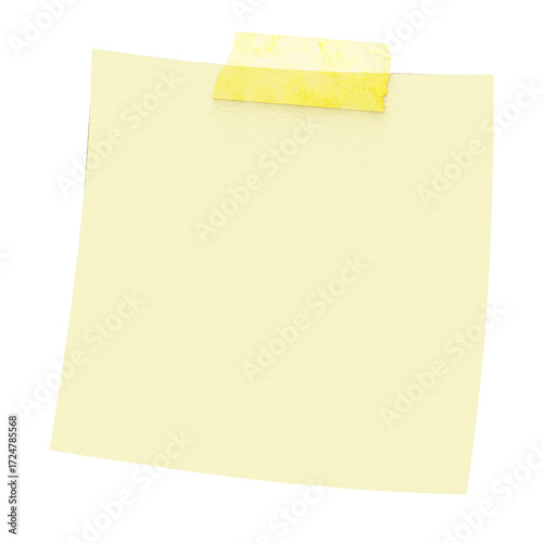 sticky note washi tape pastel color back to school	3D