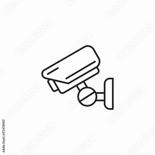 cctv camera icon icon sign vector