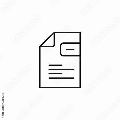 document with stamp icon sign vector