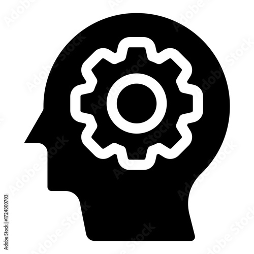 Artificial Intelligence Icon Element For Design