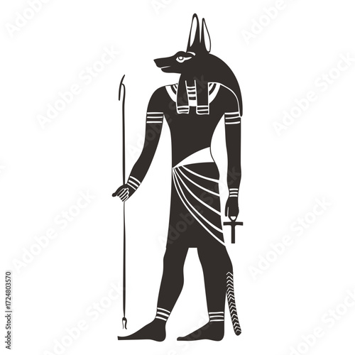 Symbol Icon Anubis black