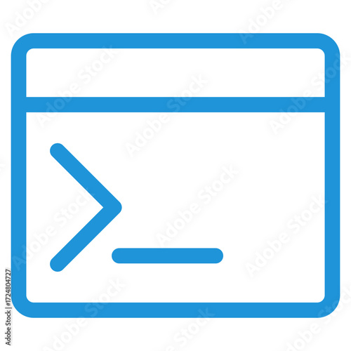 Terminal Icon Element For Design