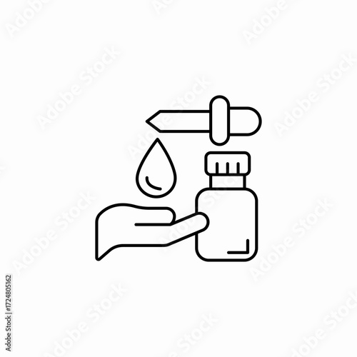 hand sanitizer bottle icon sign vector