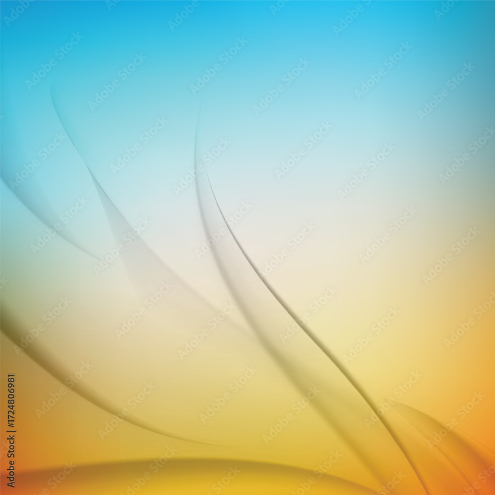 Fototapeta premium Abstract vector art blurred gradient mesh background design.
