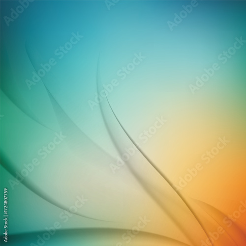Abstract vector art blurred gradient mesh background design.