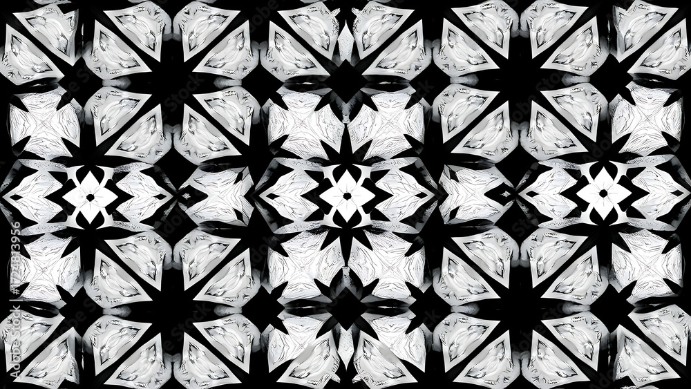 black and white seamless pattern