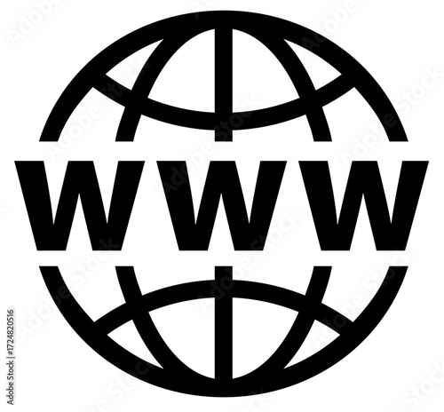 www・インターネット・ブラウザ・世界・ネットワークのアイコンマーク1