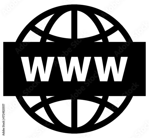 www・インターネット・ブラウザ・世界・ネットワークのアイコンマーク3