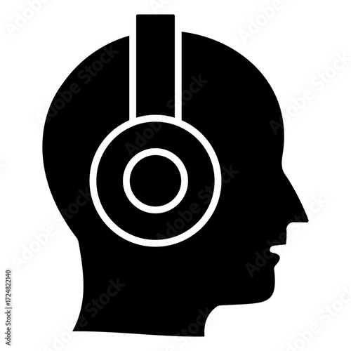 Audio Course Glyph Icon