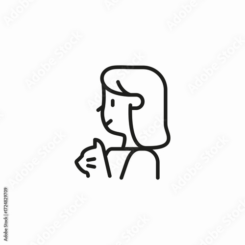 woman holding cat icon sign vector