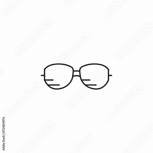 sunglasses eyewear icon icon sign vector