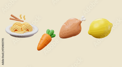 Festive Christmas pattern with red and green ornaments on white background.