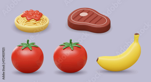 Festive Christmas pattern with red and green ornaments on white background.