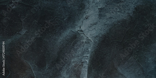 Abstract cracked stone texture with blue and gray tones, ideal for backgrounds, overlays, and creative design projects.