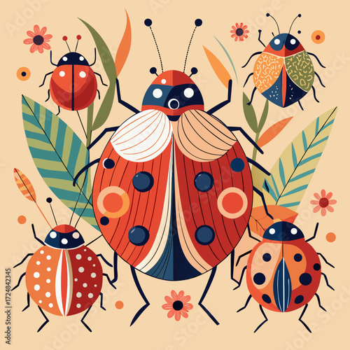 gruppo si simpatiche coccinelle 06