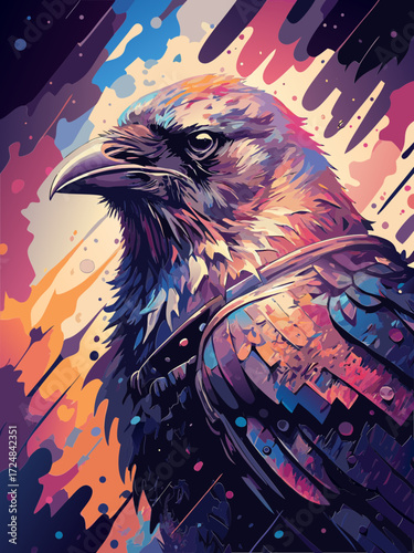 meravigliosi uccelli corvo rapace 03