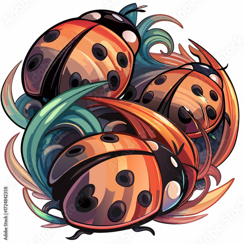 gruppo si simpatiche coccinelle 01