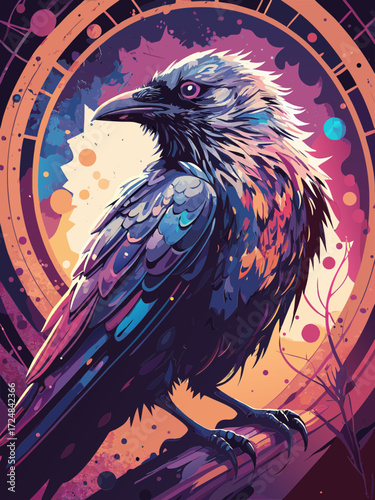 meravigliosi uccelli corvo rapace 04