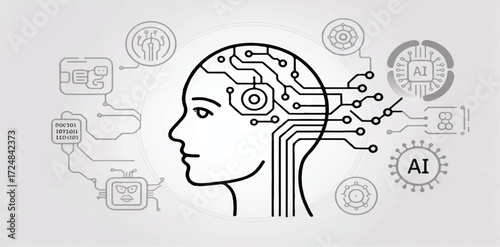 artificial intelligence, AI, machine learning, deep learning, digital brain, technology, innovation, future tech, robotics, data science, big data, neural network, circuit board, human mind, mind tech