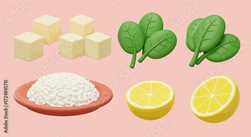 Festive Christmas pattern with red and green ornaments on white background.