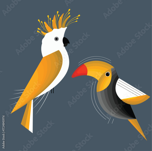 parrot on a branch